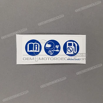 Caution label, Unleaded fuel