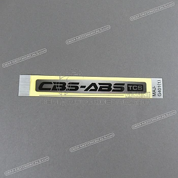 Front fender decal