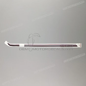Frame cowling decal, left side