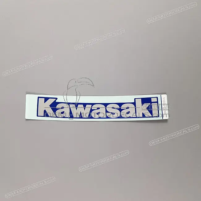 Kawasaki ZZR600 ZX600 Tank Embleem Origineel Fabrieksdeel MPN 560141261 Precisie Gesneden Vinyl