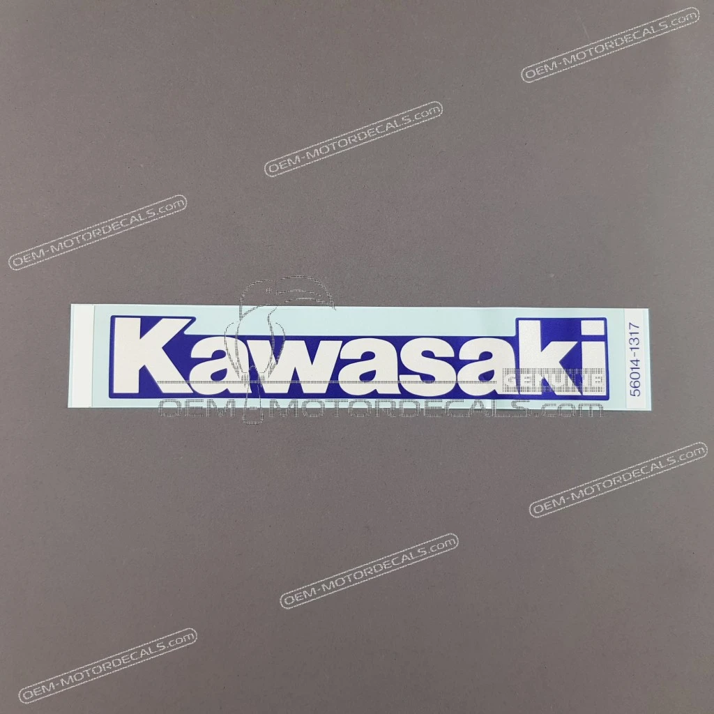 Autentico emblema logo Kawasaki per serbatoio Kawasaki Ninja ZX-6R, ricambio OEM originale