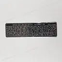 Caution label, Chain