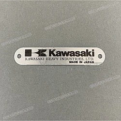 Fuel tank Kawasaki brand label
