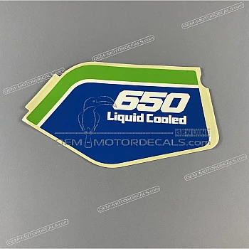 Tank cover decal, left side
