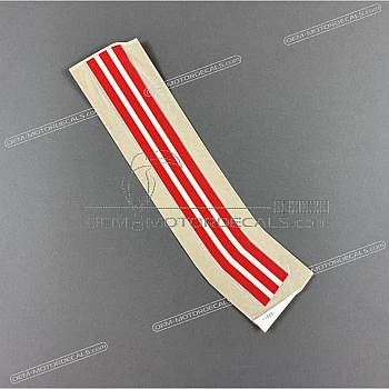 Belly pan decal, left side