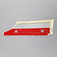 KAWASAKI Pegatina para panel lateral, lado izquierdo 56048-1848