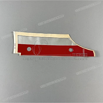 Belly pan decal, right side