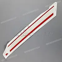 KAWASAKI Kanzel / Oberteil Verkleidung Aufkleber, Rechte Seite 56048-1865