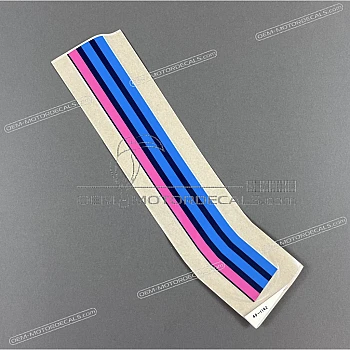 Belly pan decal, left side