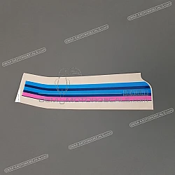 Belly pan decal, right side