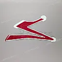 Fuel tank pattern decal, right side