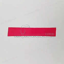 Tail cowl decal, left side