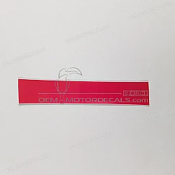 Tail cowl decal, right side