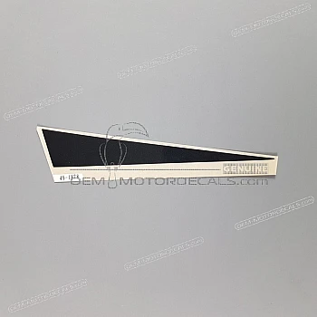 Front cowling decal, left side