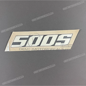 Belly pan decal