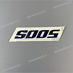 Belly pan decal