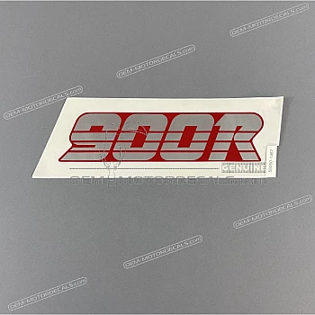 Belly pan decal