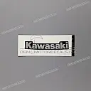 Autocollant logo KAWASAKI pour carter moteur