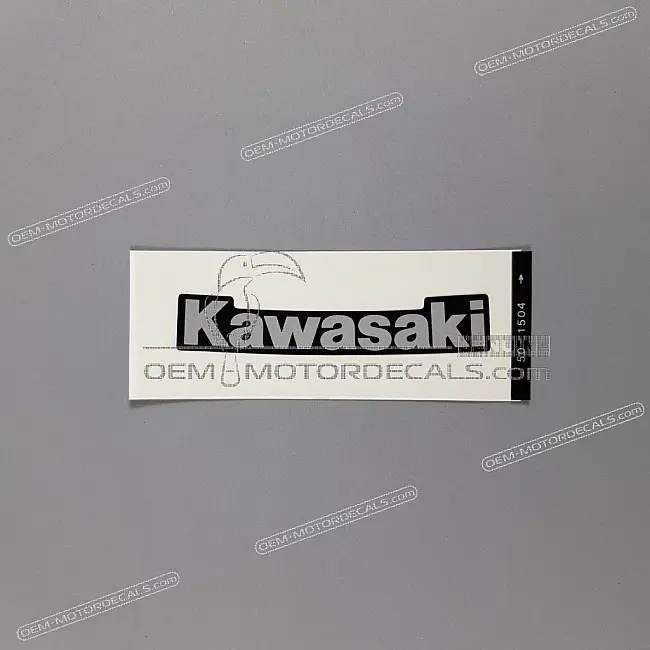 Kawasaki ZZR600 motorafdekking KAWASAKI logo sticker OEM 56050-1504