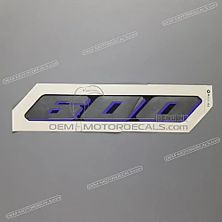 Belly pan decal