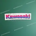 Pegatina KAWASAKI para depósito de combustible