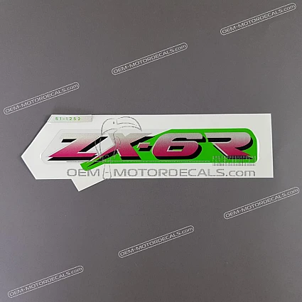 OEM Naklejki Kawasaki ZX6R 1995 - Zielony • Oryginalne Części