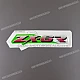 Kawasaki NINJA ZX-6R Emblème Carénage Supérieur ZX-6R Côté Droit OEM 56051-1253