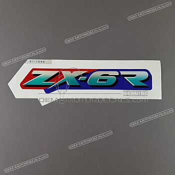 Front cowling decal, left side