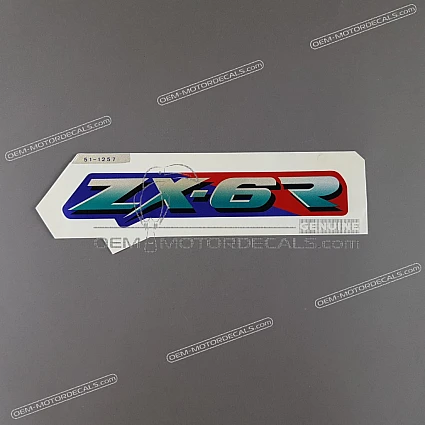 OEM Decals Kawasaki ZX6R 1995 - Red • Original Stickers