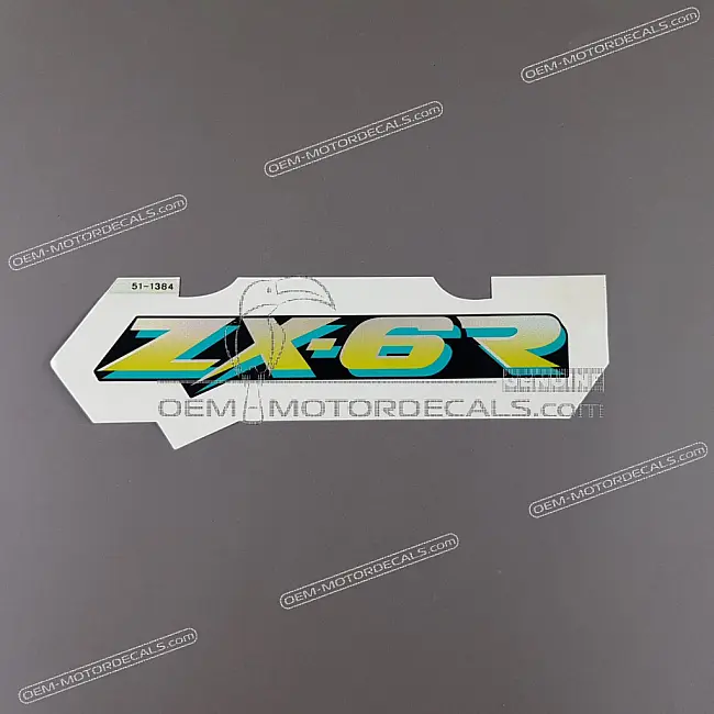 Kawasaki NINJA ZX-6R Adesivo carenatura superiore ZX-6R OEM 560511384