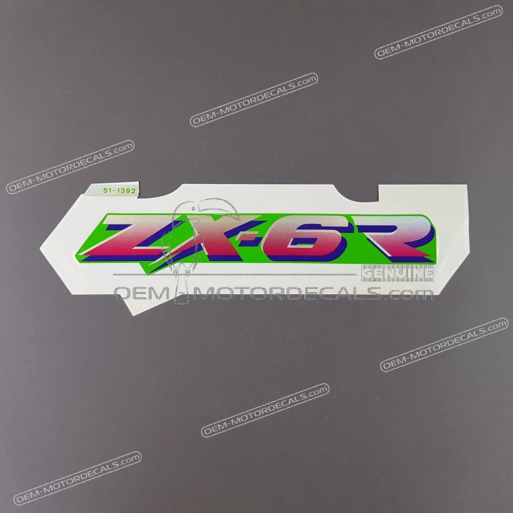 Autocollant Kawasaki Ninja Carénage Supérieur ZX-6R OEM 560511392