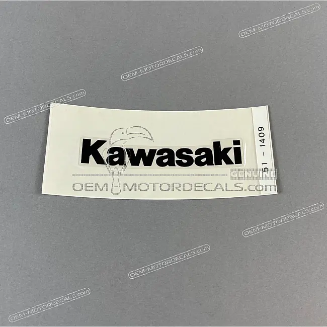 Naklejka z logo KAWASAKI na górną owiewkę Kawasaki Ninja ZX-7R OEM 560511888