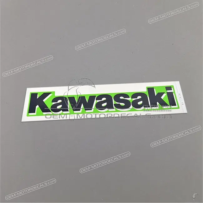 Naklejka z logo KAWASAKI na dolną owiewkę Kawasaki Ninja ZX-7R OEM 560511410