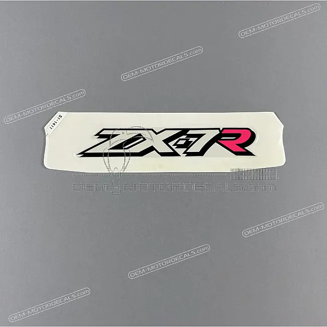 Kawasaki Ninja ZX-7R Emblème Coque Arrière ZX-7R Décoration Flanc de Carénage OEM 560511411 Pièce d'Origine Usine
