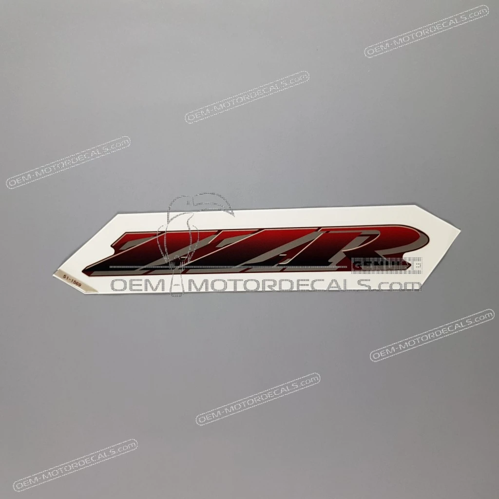 Kawasaki ZZR600 Emblema Fiancata ZZR Lato Destro OEM 560511569