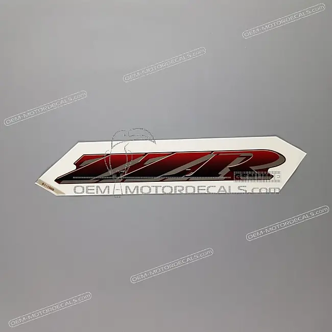 Emblème ZZR Kawasaki pour flanc de carénage côté droit OEM 560511569