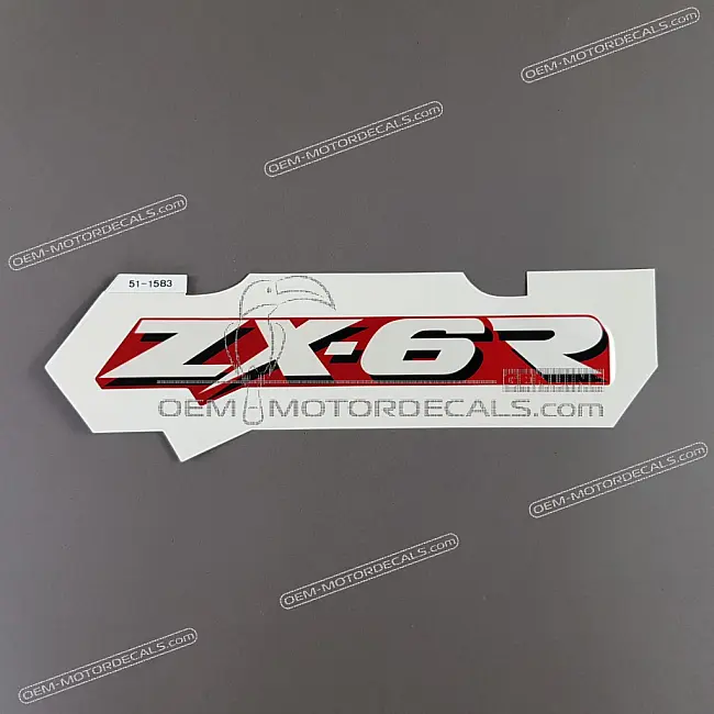Autocollant Kawasaki Ninja ZX-6R Carénage Supérieur ZX-6R OEM 560511583