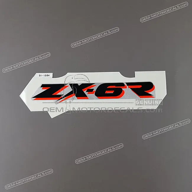 Kawasaki Ninja ZX-6R Adesivo Carenatura Superiore ZX-6R OEM 560511584