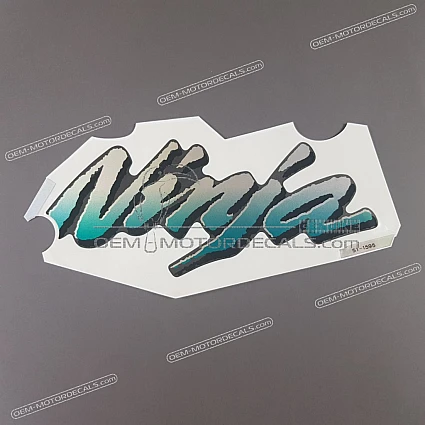 ٩( ᐛ )و OEM Decals Kawasaki ZX9R 1995 - Gray • Original Stickers