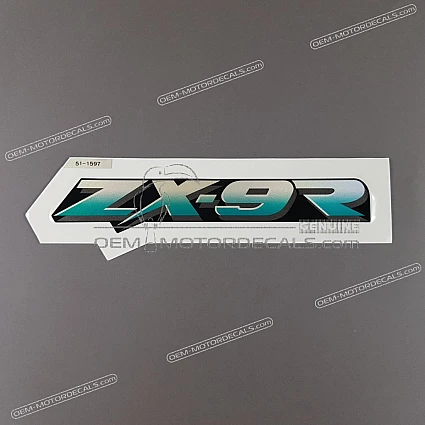 OEM Decals Kawasaki ZX9R 1997 - Black • Original Stickers