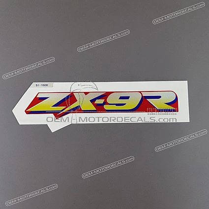 OEM Decals Kawasaki ZX9R 1997 - Red • Original Stickers