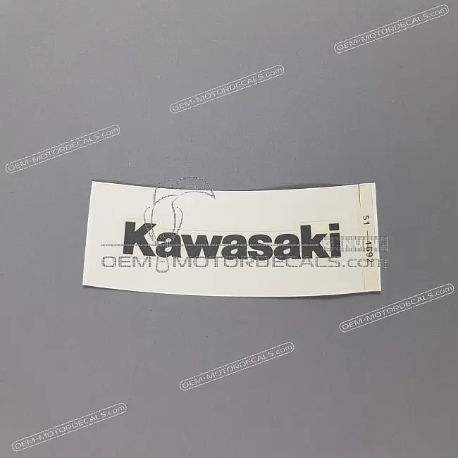 Kawasaki ZZR600 ZX600 Obere Verkleidung Kawasaki Aufkleber OEM 560511692