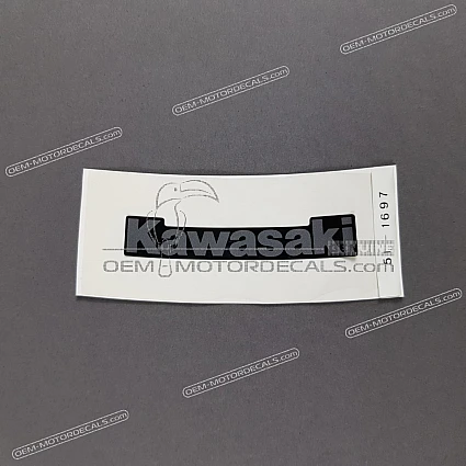 OEM Decals Kawasaki ZX7R 1998 - Black • Original Stickers