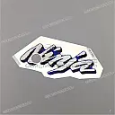 Emblema Ninja de cubierta de asiento, lado izquierdo