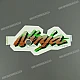 Emblème Ninja Kawasaki ZX-6R pour flanc de carénage, côté gauche, authentique OEM 560511966