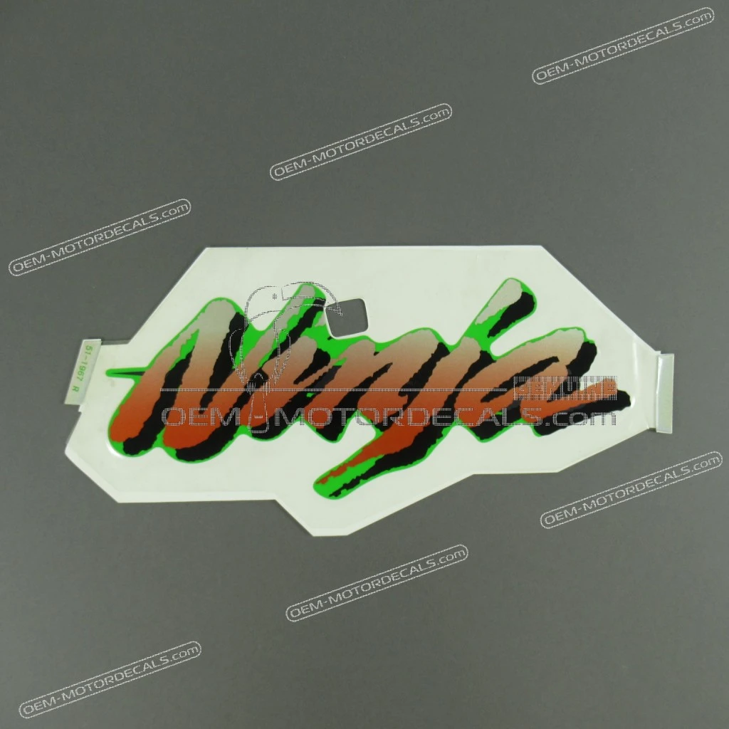 Kawasaki Ninja ZX-6R Seitenverkleidungs-Emblem rechte Seite OEM 560511967