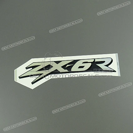 OEM Decals Kawasaki ZX6R 1999 - Red • Original Stickers