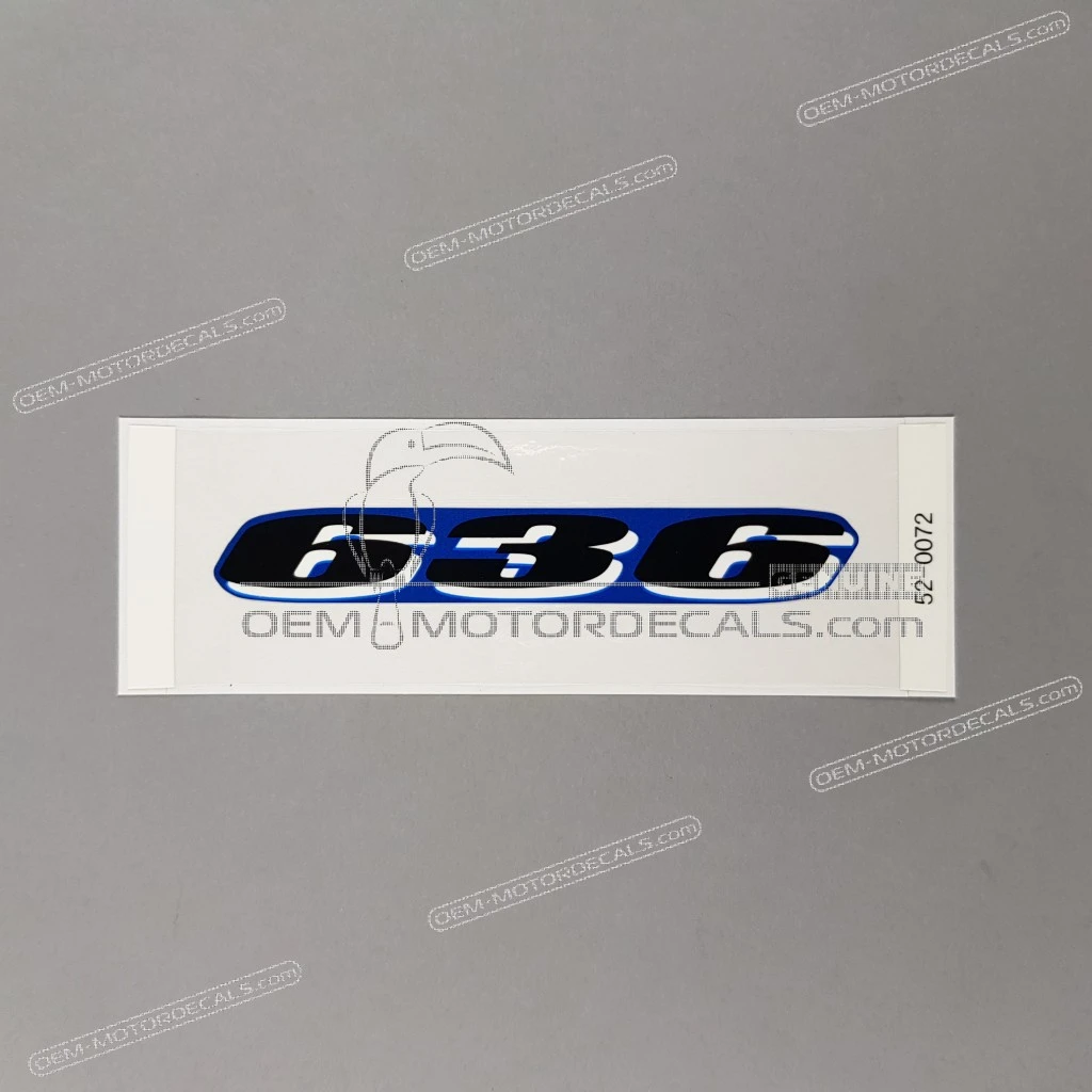 Kawasaki Ninja ZX-6R Adesivo carena inferiore 636 OEM 56052-0072