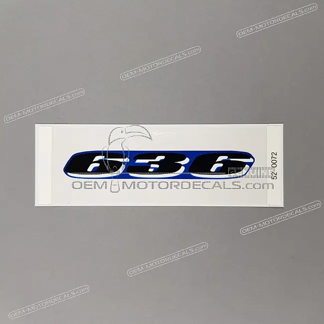 Kawasaki Ninja ZX-6R Adesivo carena inferiore 636 OEM 56052-0072