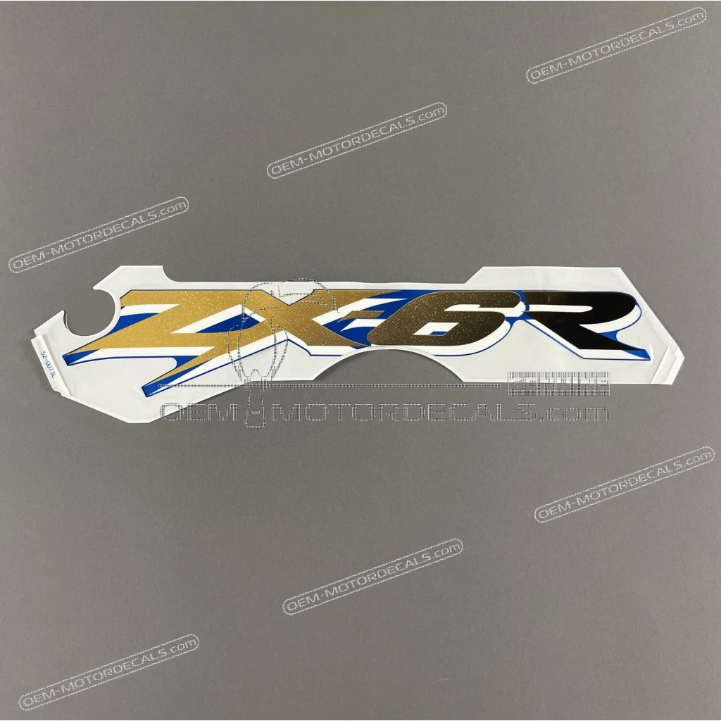 Kawasaki NINJA ZX-6R Carenatura Inferiore Sinistra Adesivo ZX-6 Lato Sinistro OEM 56052-0073